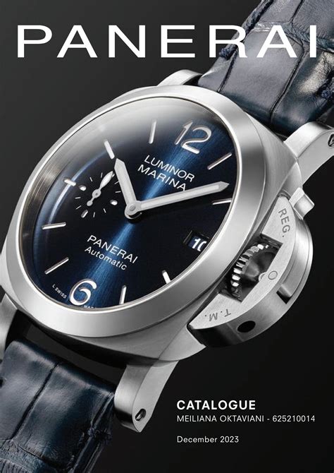 panerai catalogue order|Panerai models.